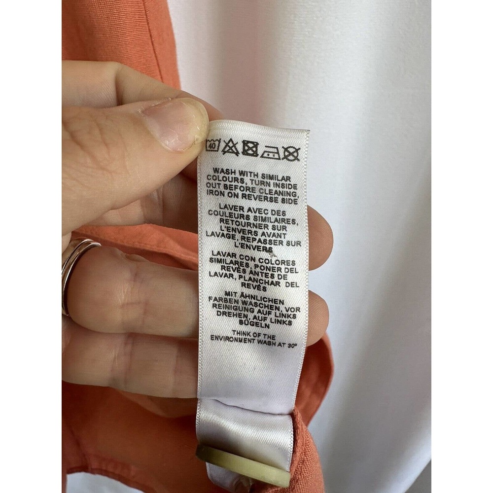 Asos Design Linen Blend Button Through Midi Sundr… - image 8